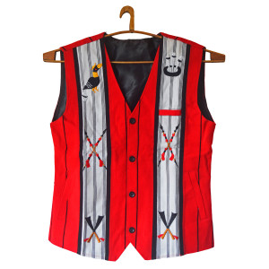 Traditional Waistcoat of The Naga Lotha Tribe wholesale 50 pieces - Ethnic Inspiration